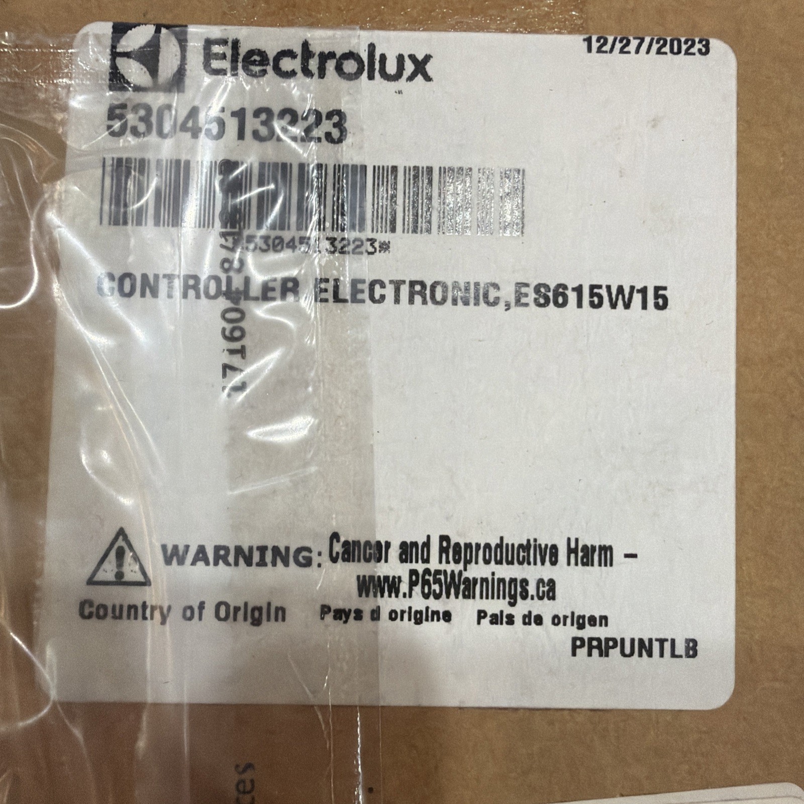 NEW Genuine OEM Electrolux / Frigidaire Controller 5304513223 NEW Genuine OEM Electrolux / Frigidaire Controller 5304513223