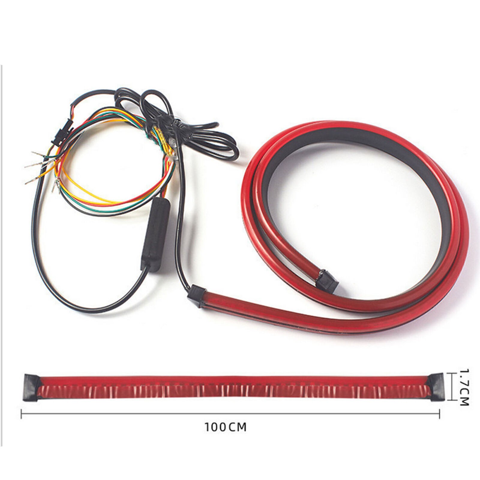 40 inch Car LED Rear 3rd Stop Brake Strip Light Signal Lamp Driving Warning Turn