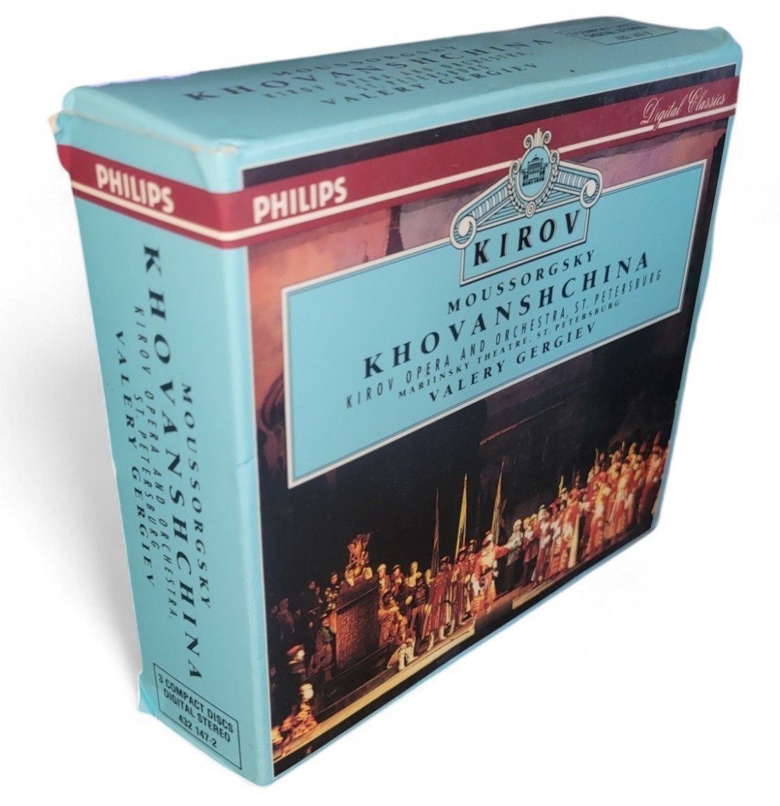 Kirov Modest Mussorgsky Khovanshchina Gergiev 3 Disc CD Set upc 028943214728 Kirov Modest Mussorgsky Khovanshchina Gergiev 3 Disc CD Set upc 028943214728