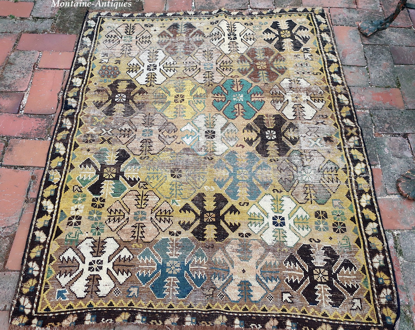 Antique Caucasian Rug ca 19th century