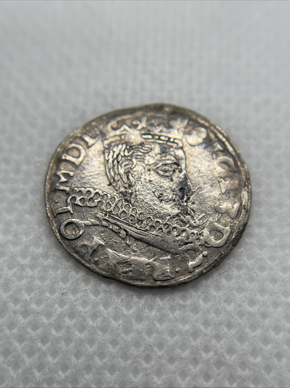 1598 POLAND LITHUANIA Silver 3 Grosz Sigismund III Scarce Type Nice 162