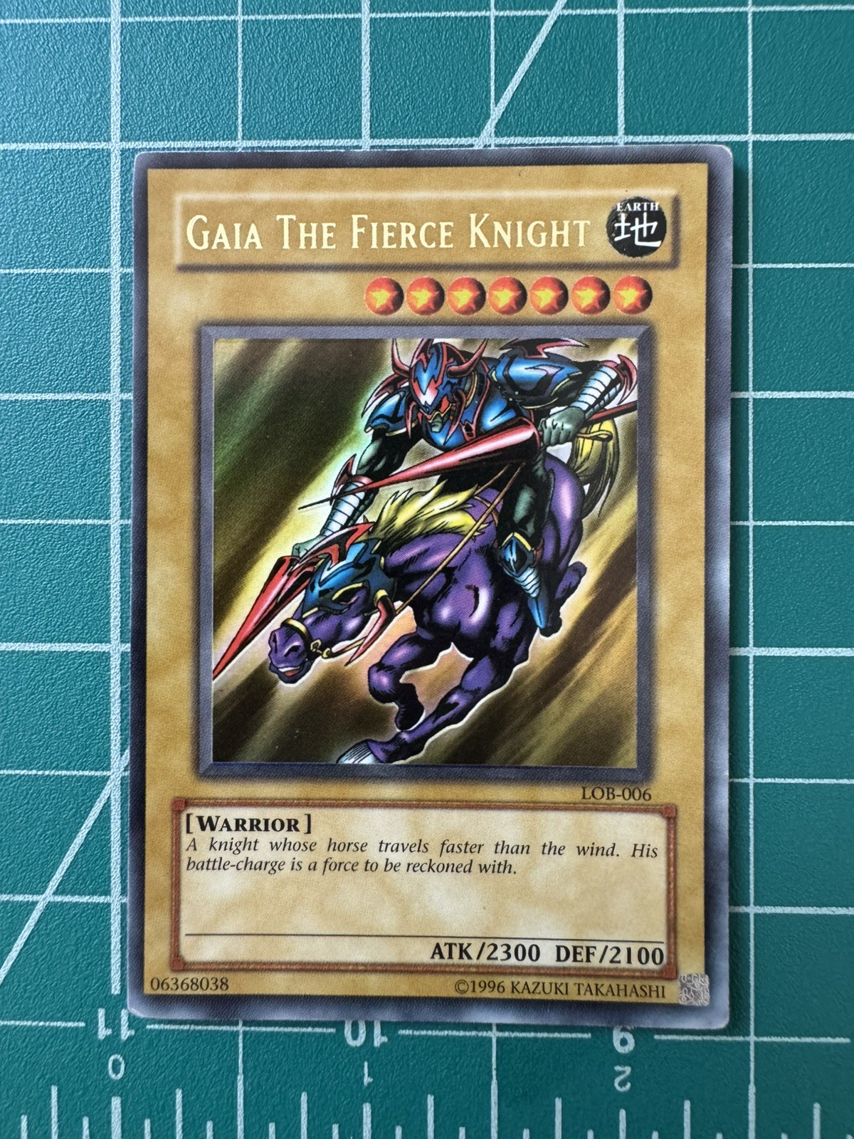 **MISPRINT - FOIL SHIFT Gaia The Fierce Knight LOB-006  Unlimited