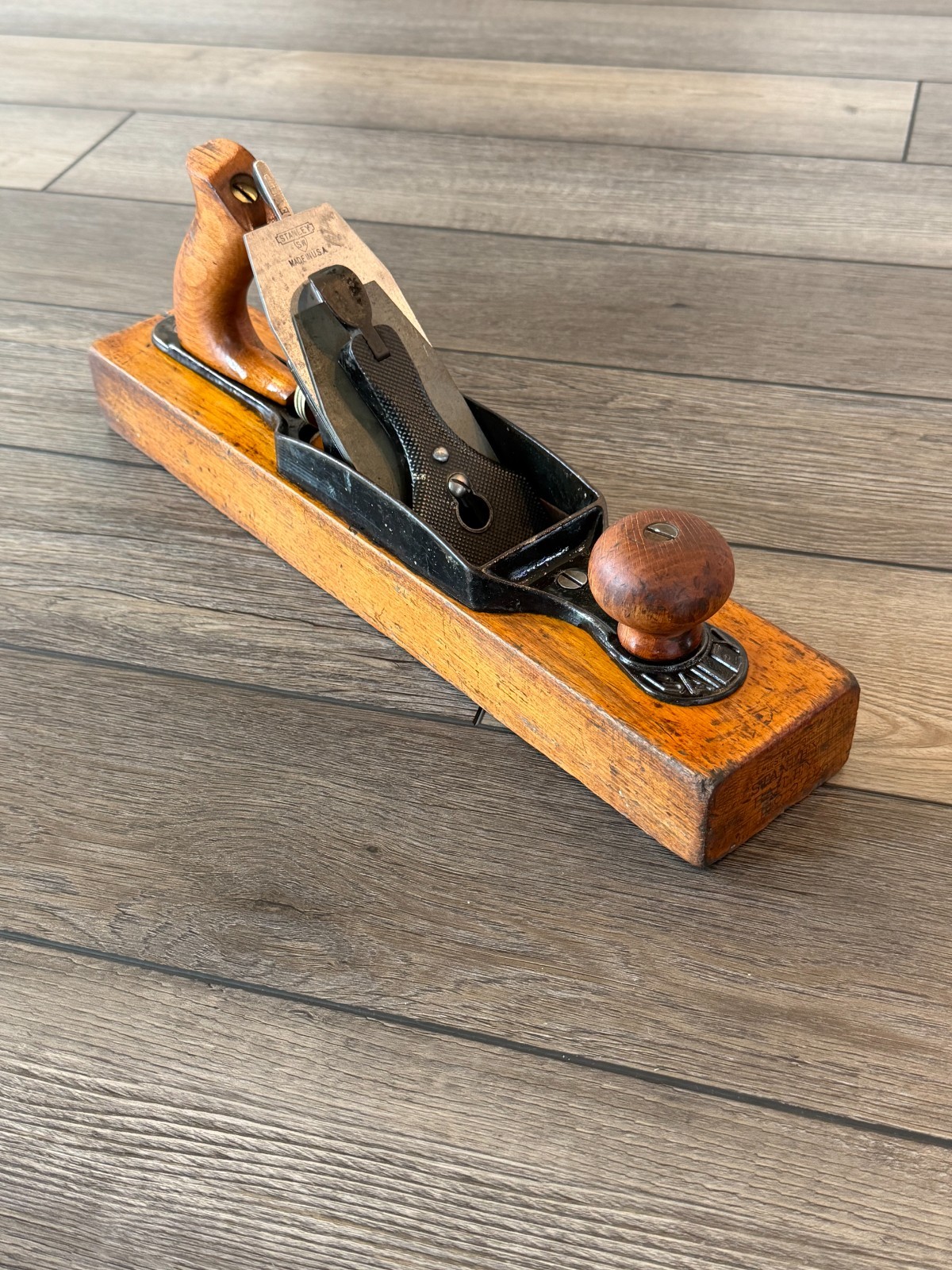 Vintage Stanley No. 27 1/2 Transitional Jack Plane Sweetheart Vintage Stanley No. 27 1/2 Transitional Jack Plane Sweetheart