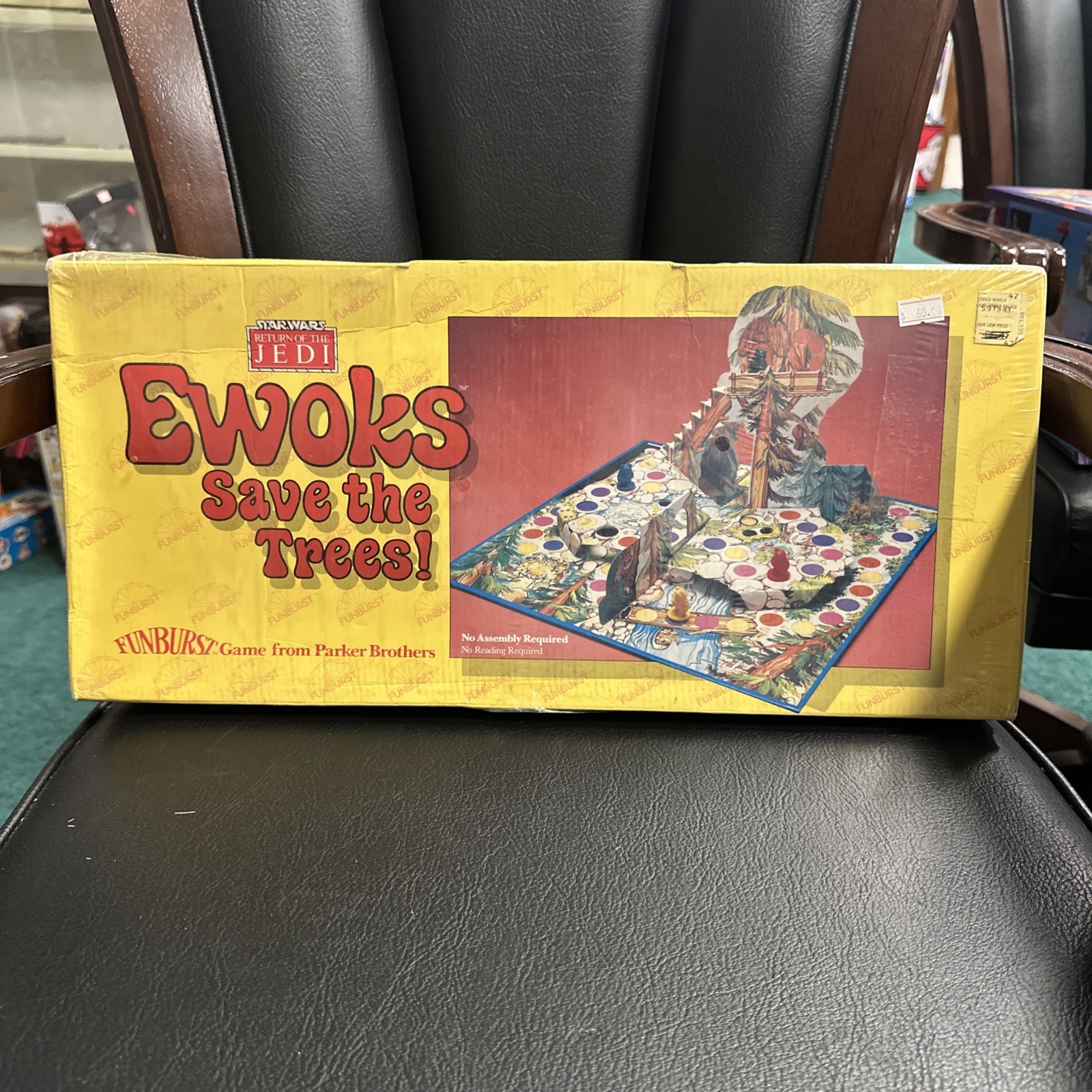 1984 VINTAGE PARKER BROTHERS STAR WARS ROTJ EWOKS SAVE THE TREES Sealed