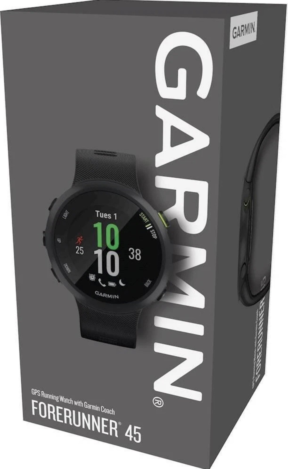 Garmin Forerunner 45 GPS Running Watch - Black, Case Size 42mm - BRAND NEW