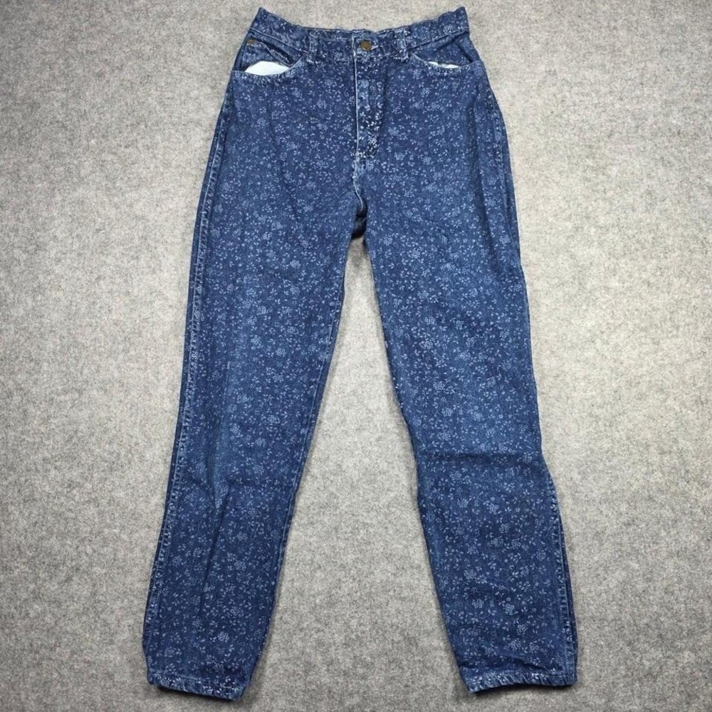 VTG Gitano Express Jeans‎ Women 11/12 Blue Tapered Leg High Rise Acid Wash