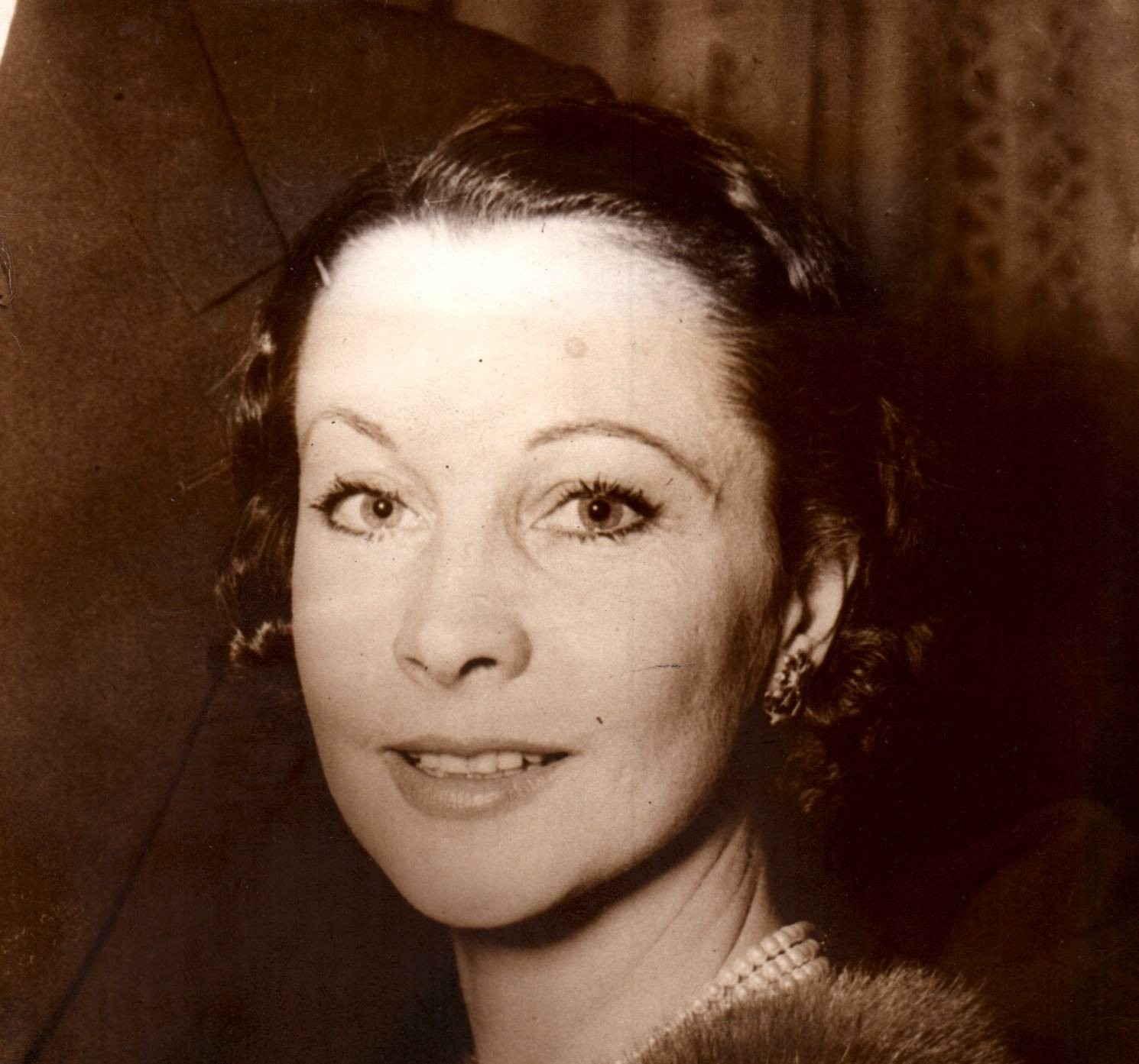 1950s HOLLYWOOD VIVIEN LEIGH STUNNING PORTRAIT CANDID ORIGINAL PHOTO MA82