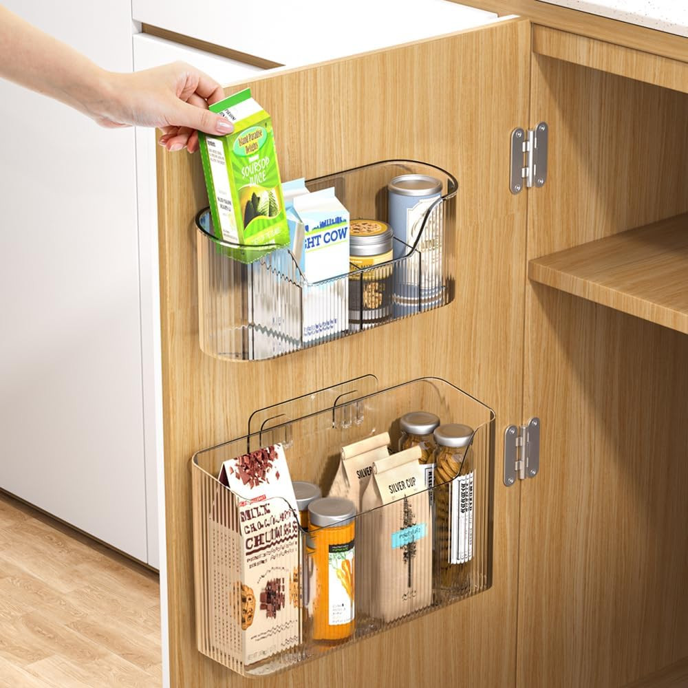 2PCS Cabinet Door Organizer,Self Adhesive Kitchen Cabinet Organizer,Cabinet Door 2PCS Cabinet Door Organizer,Self Adhesive Kitchen Cabinet Organizer,Cabinet Door