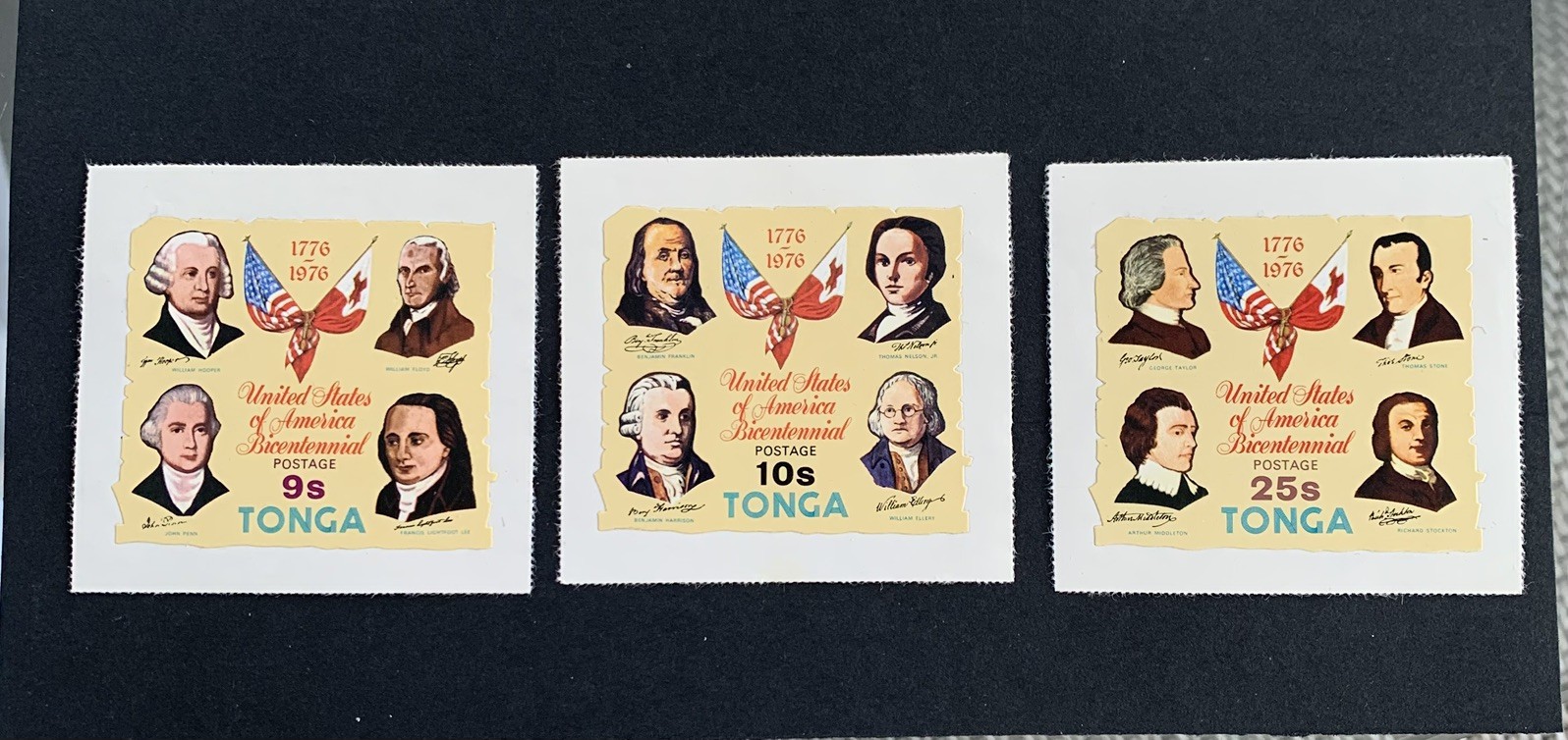 Tonga American Bicentennial stamps