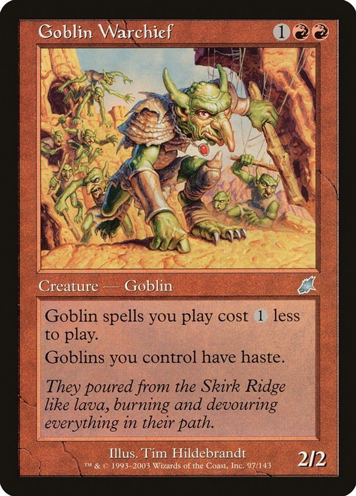 Goblin Warchief #97 (MP) Scourge (SCG) MTG