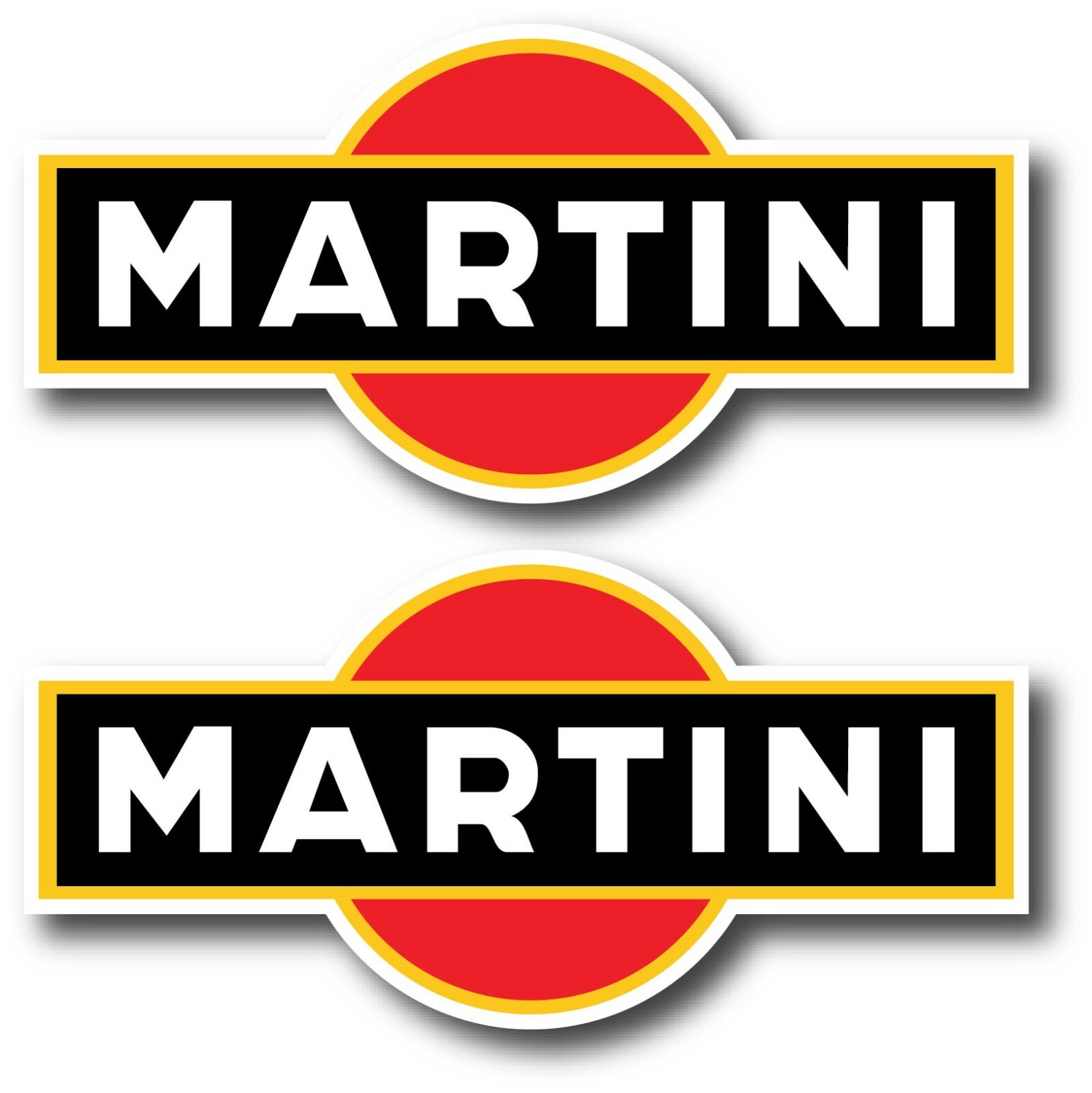 2X MARTINI DECAL STICKER 3M US MADE TRUCK CAR VEHICLE WALL RACING MOTORSPORT