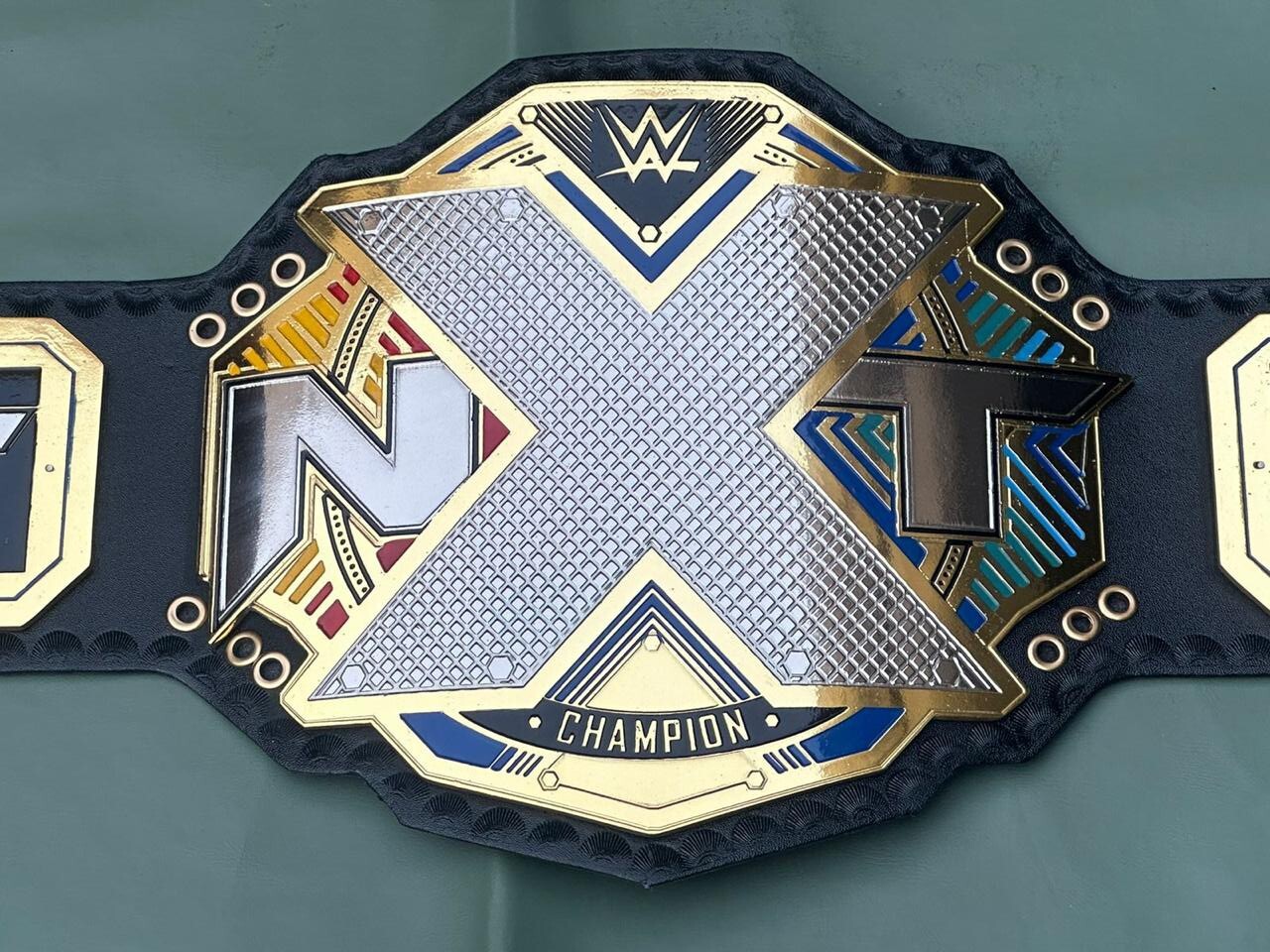 WWE NXT championship title replica custom belt 4mm brass plates for adults