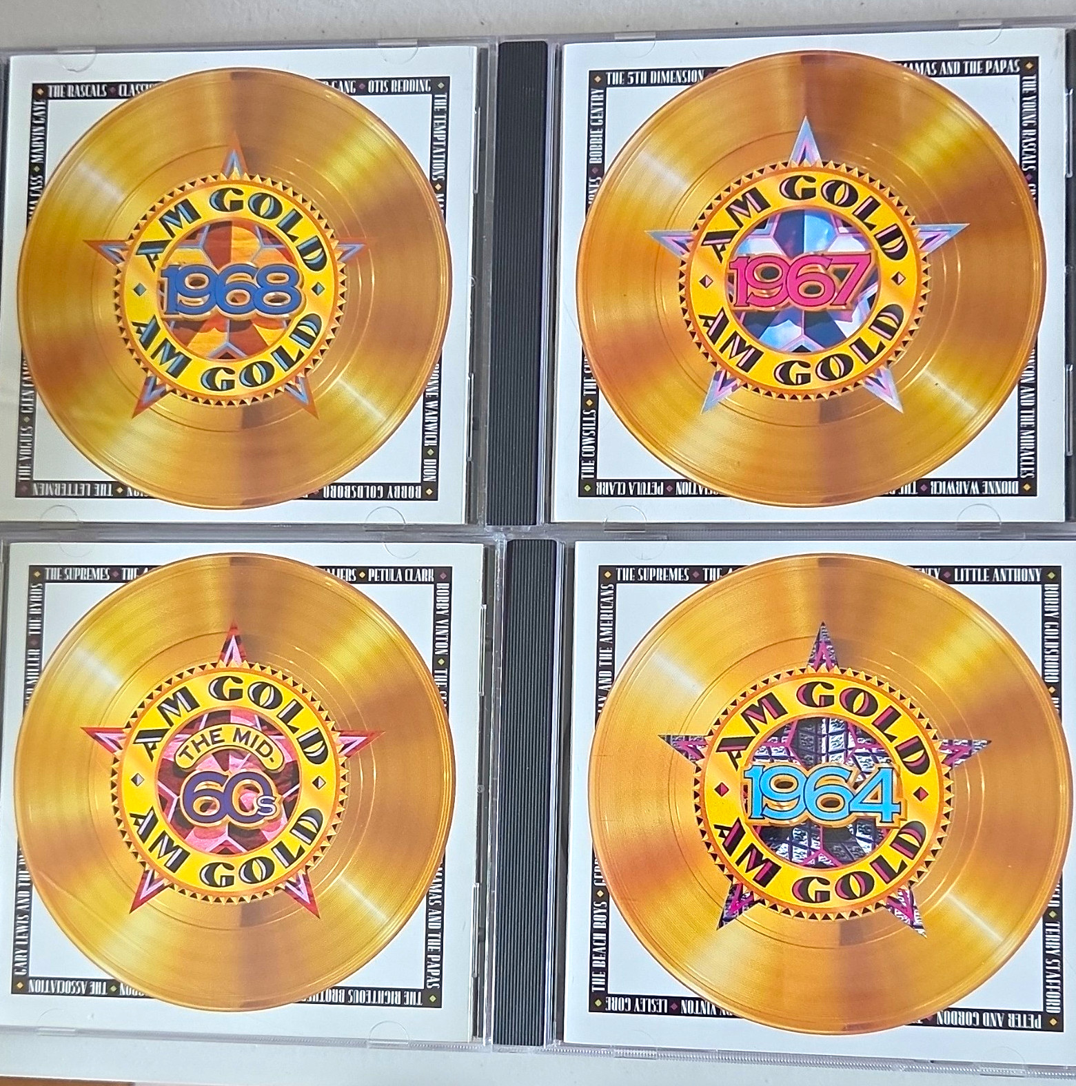 A&M Records AM Gold 1964 1967 1968 The Mid-60s 4-CD Set Jewel Case