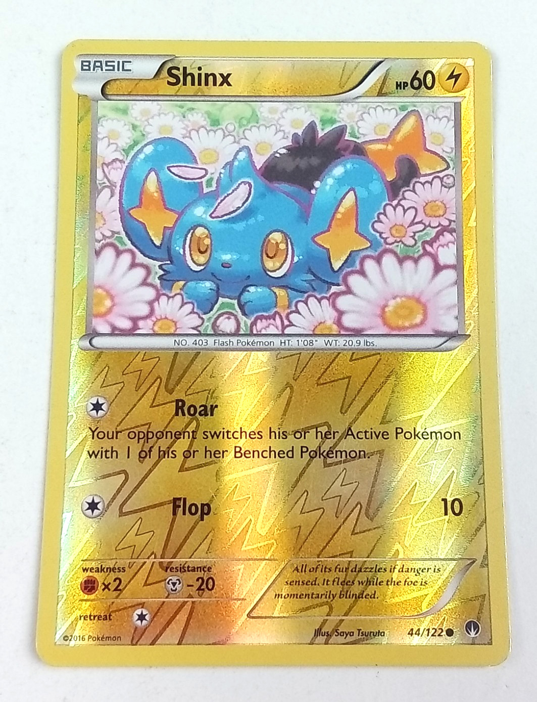 Shinx 44/122 Breakpoint Reverse Holo Pokémon Card 2016 Shinx 44/122 Breakpoint Reverse Holo Pokémon Card 2016