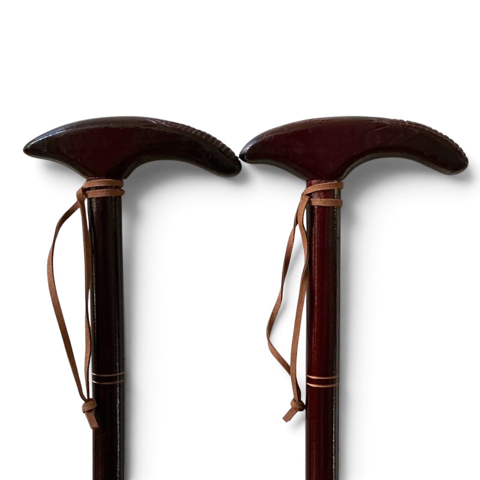 BOGO Offer Walking Stick 35 inches Premium Dark Color Wood. Exactly like Picture