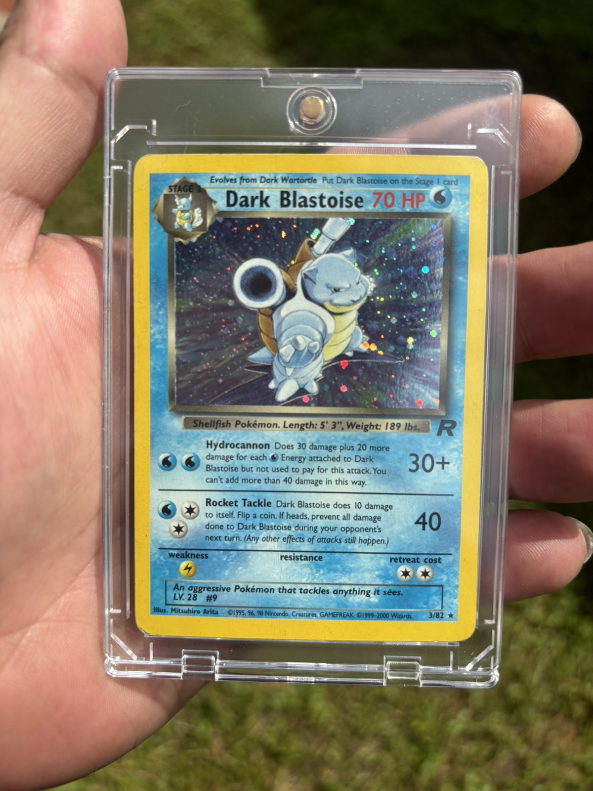 Pokémon TCG Dark Blastoise Holo Rare 1st Edition Vintage