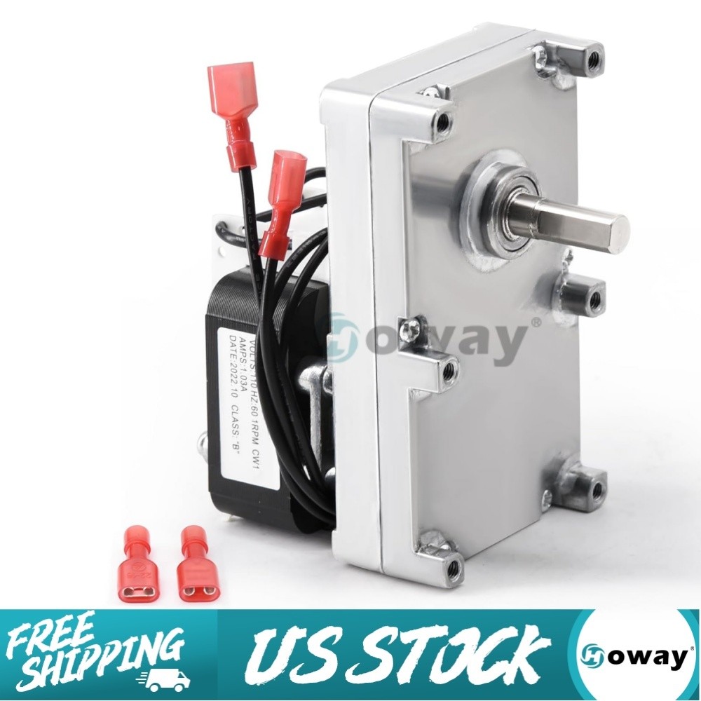 For Whitfield/Lennox Auger Feed Pellet Fuel Motor 1 RPM Clockwise H5886,12046300 For Whitfield/Lennox Auger Feed Pellet Fuel Motor 1 RPM Clockwise H5886,12046300