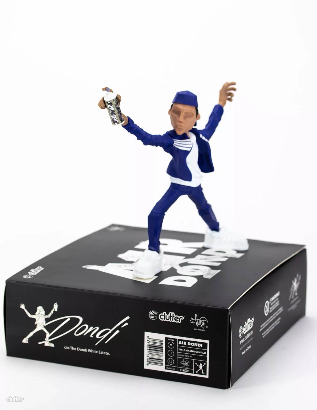 AIR DONDI White Style Master General VINYL Sculpture Designer Art Fig Clutter Co