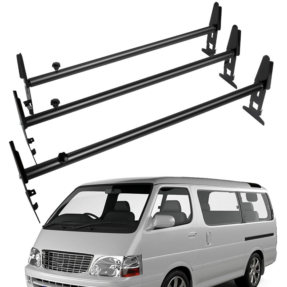 Adjustable Van Ladder Rack 3 Bars for Chevrolet for Express