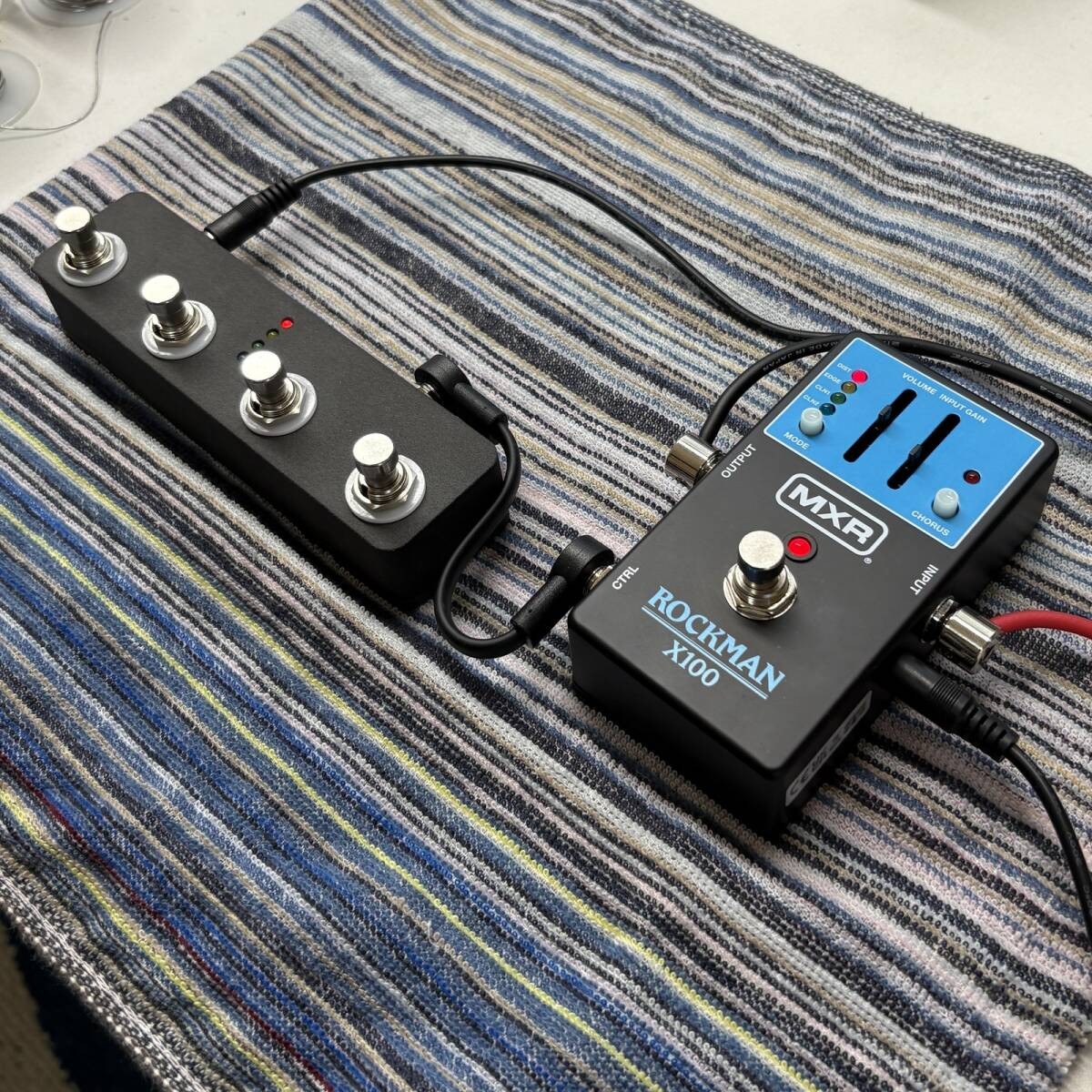 Original Endroll Footswitch For Mxr Rockman X100 Analog Tone Processor No.peno28