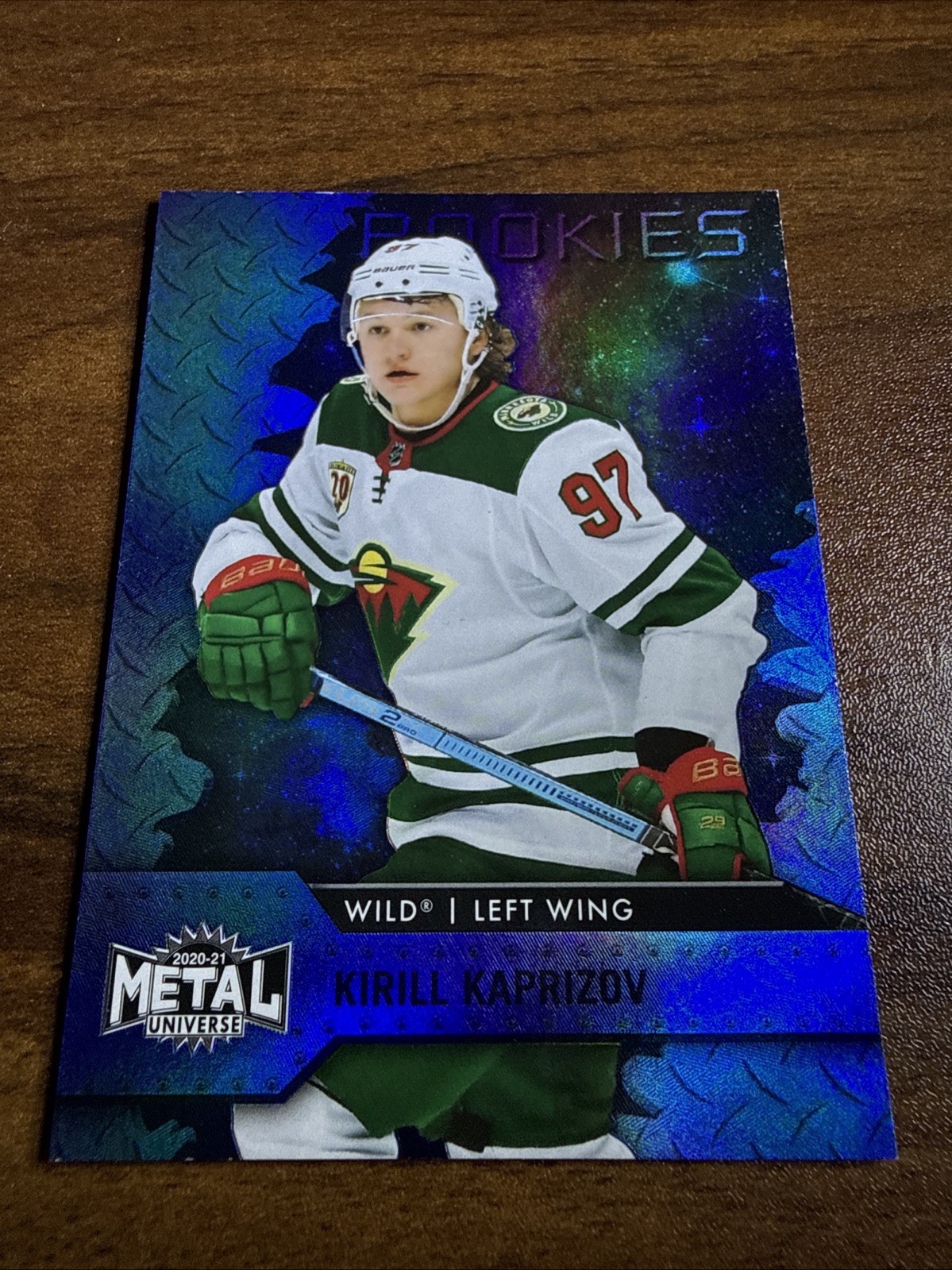 2020-21 Skybox Metal Universe - Rookies Kirill Kaprizov #125 Blue Spectrum (RC) 2020-21 Skybox Metal Universe - Rookies Kirill Kaprizov #125 Blue Spectrum (RC)