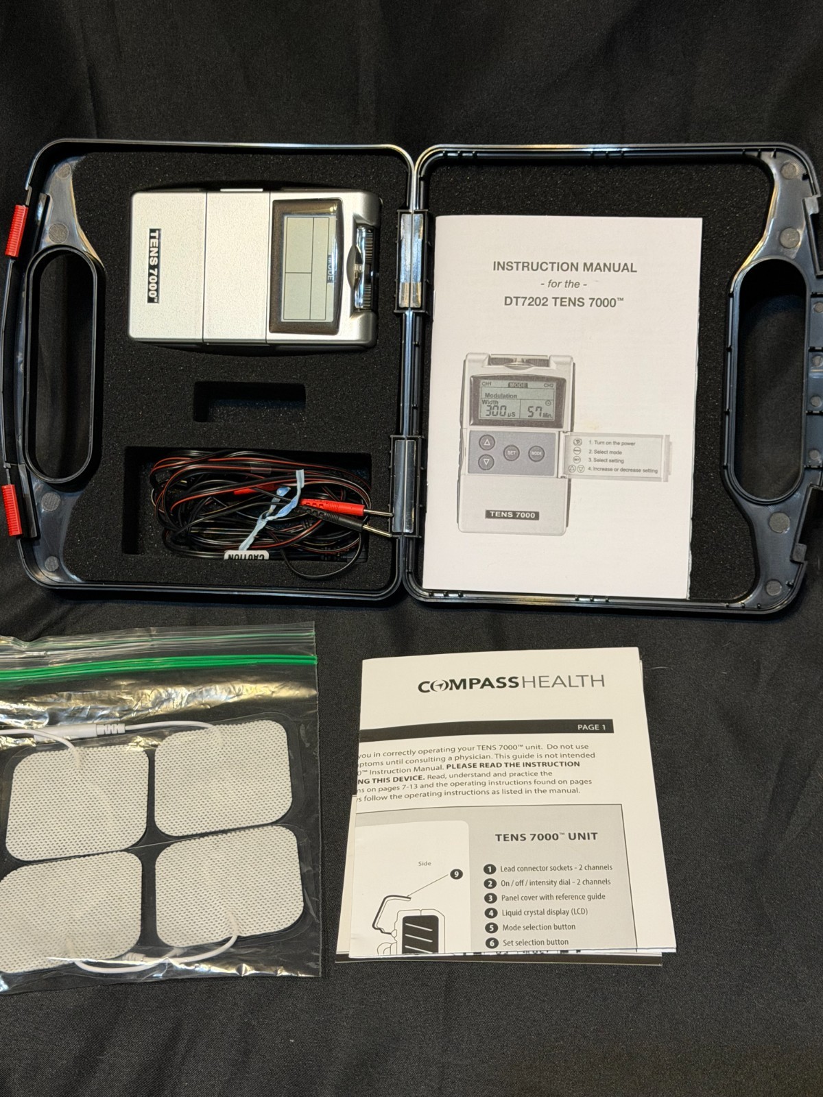 TENS 7000 Digital TENS Unit with Accessories - 2 Channels w/Carrying Case TENS 7000 Digital TENS Unit with Accessories - 2 Channels w/Carrying Case