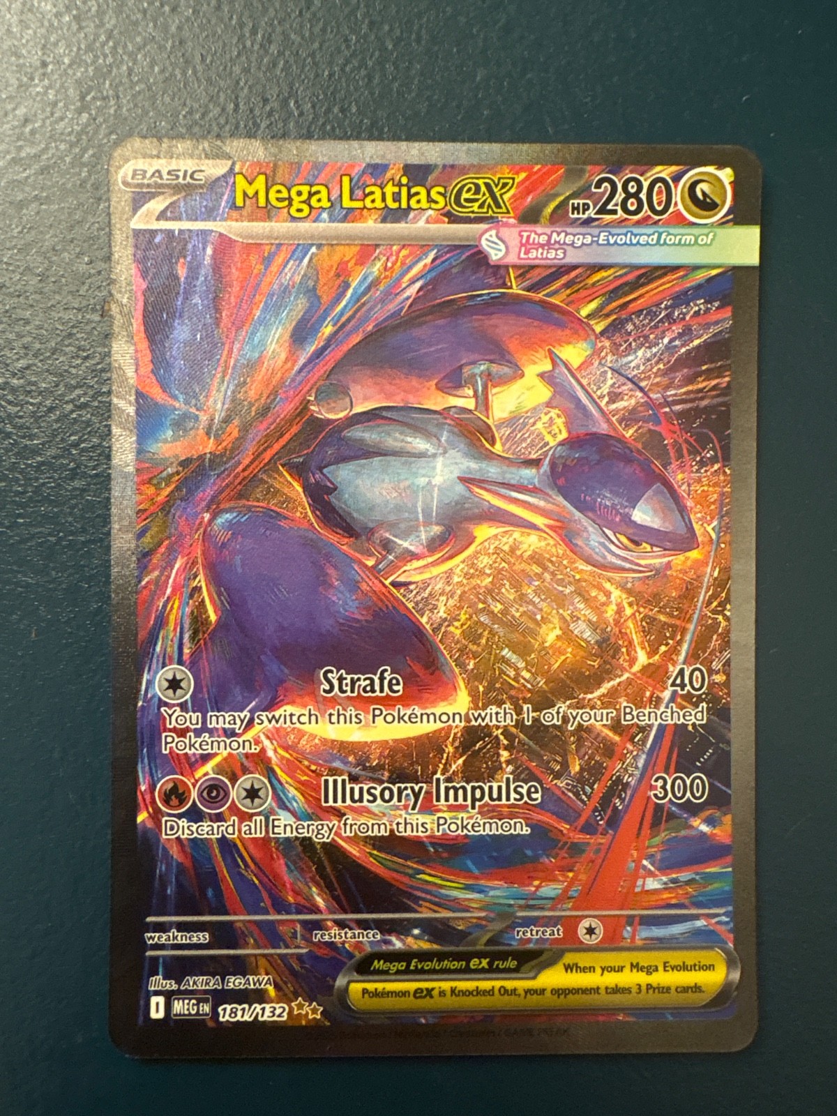 Mega Latias ex 181/132 Me01: Mega Evolution Holo Mega Latias ex 181/132 Me01: Mega Evolution Holo