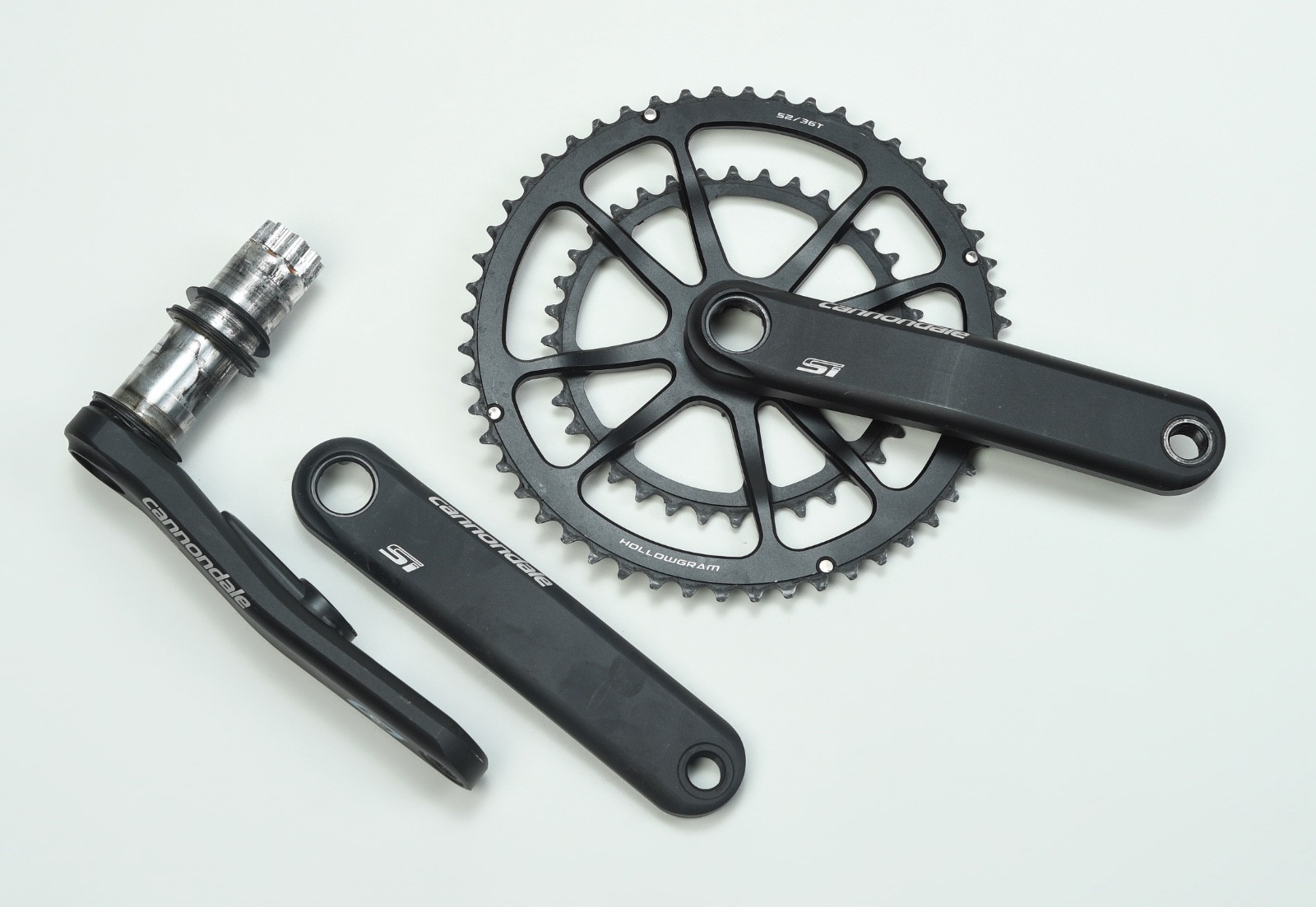 Cannondale Hollowgram SI Crankset 172.5mm 52/36T w/ Spider & Stages Gen 3 Power