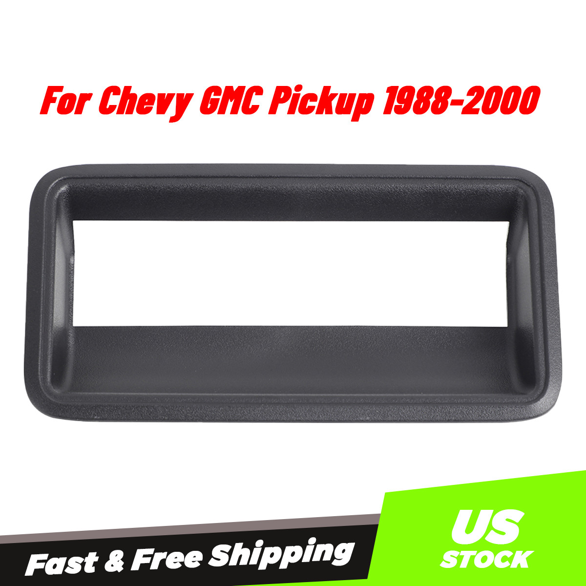 For Chevy GMC Pickup 1988-2000 Black Tailgate Handle Bezel 15991786 GM1916101