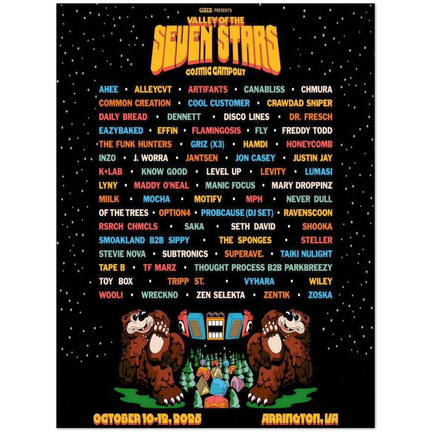 Valley of the Seven Stars Poster Oct 1012 2023 Arrington VA
