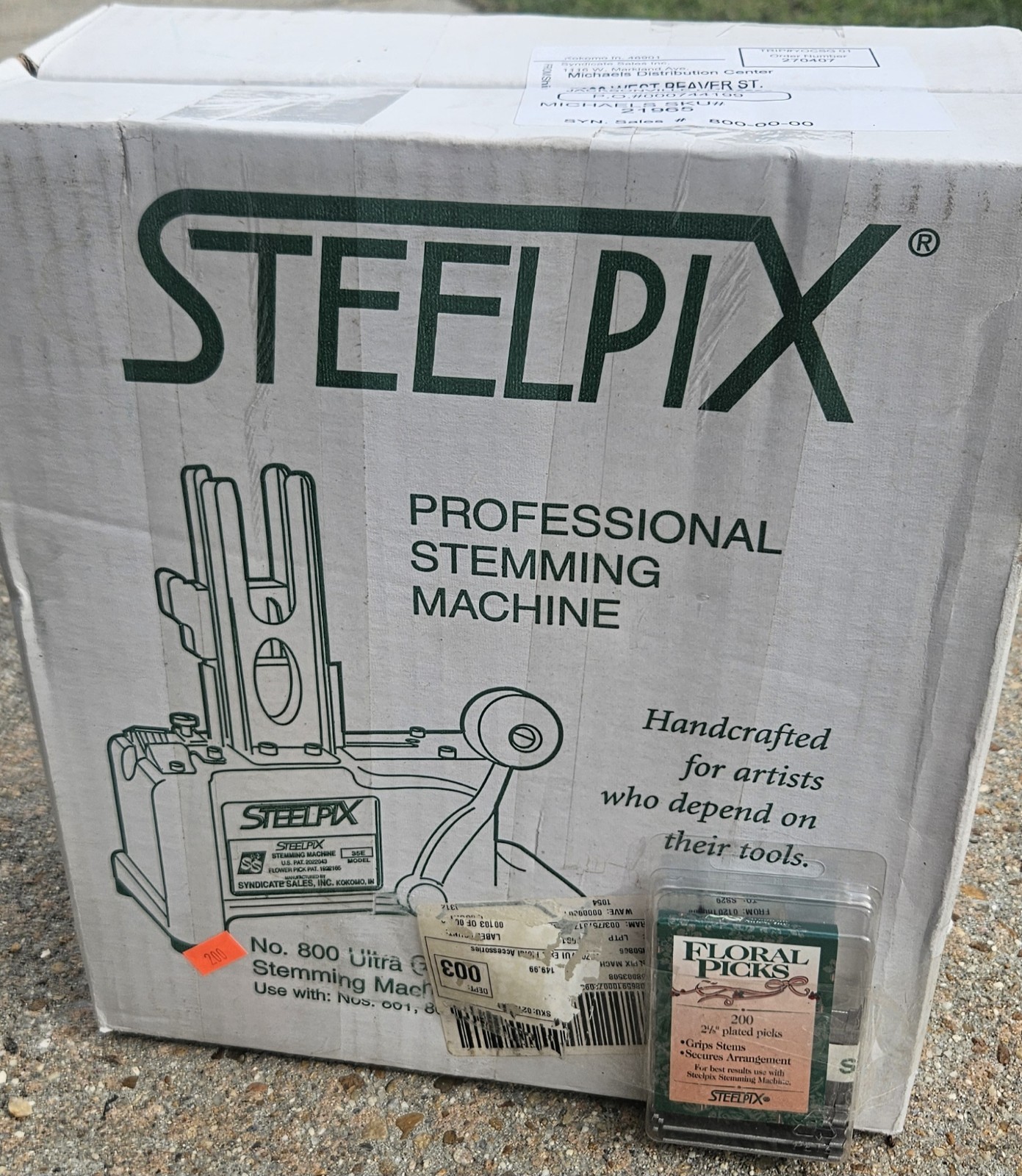 Steelpix #800 Professional Stemming Machine Syndicate Sales NEW Steelpix #800 Professional Stemming Machine Syndicate Sales NEW