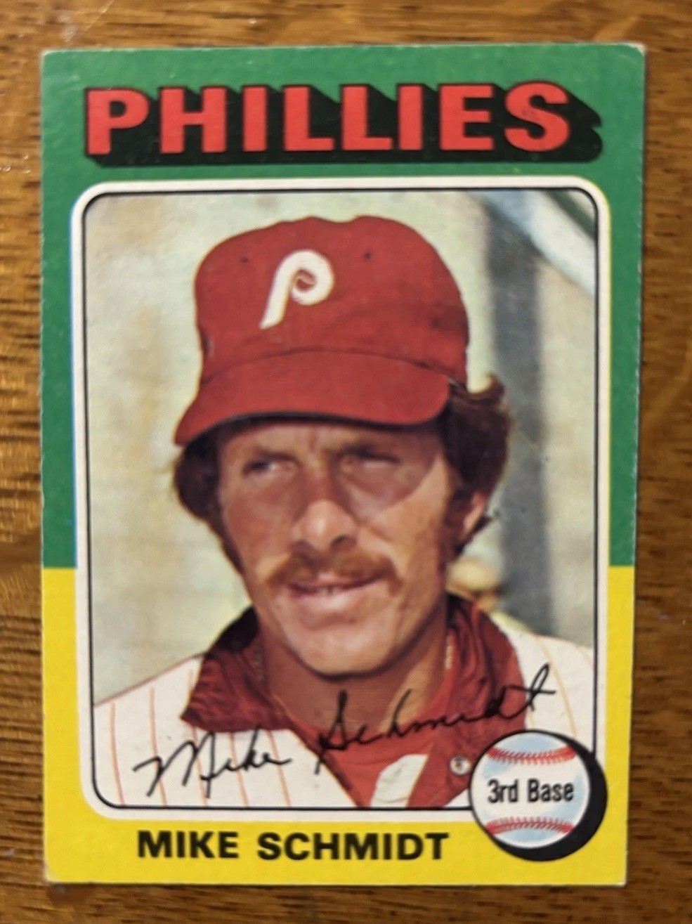 1975 Topps Mike Schmidt #70 Philadelphia Phillies HOF Vintage Card