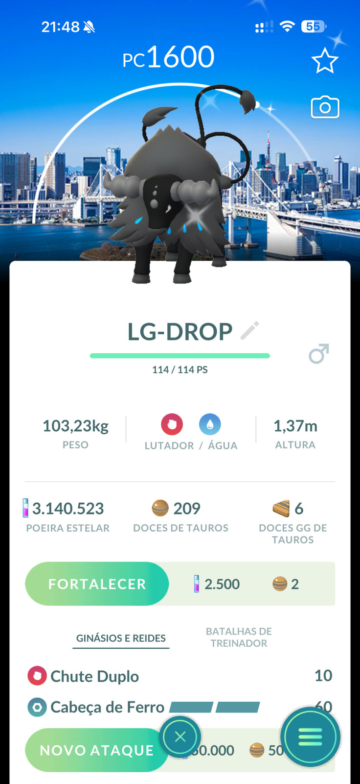 TAUROS POKEMON Shiny | Tokyo Background | Japan 2026 | GO Trade 20k-1M