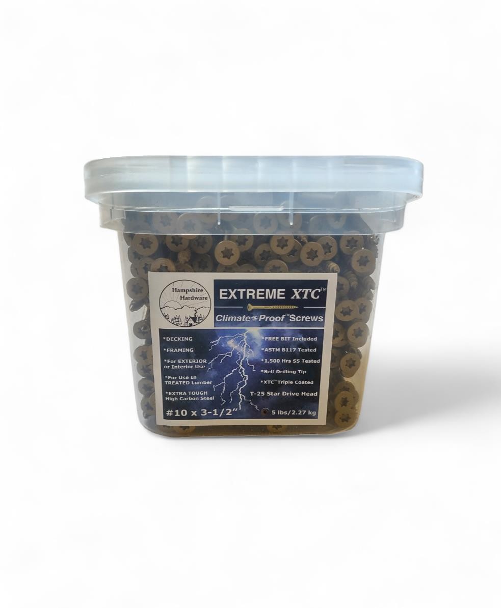 XTC™ Climate Proof™ Decking and Framing Screws #10 x 3.5 XTC™ Climate Proof™ Decking and Framing Screws #10 x 3.5