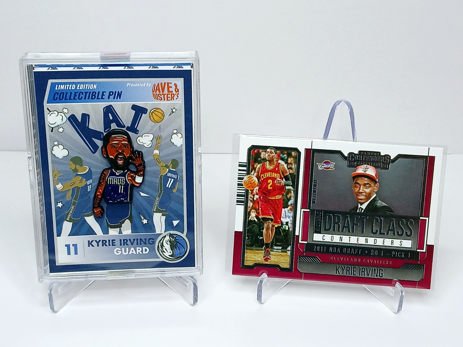 KYRIE IRVING COMBO PLAYER\'S PINS Limited Edition Pin #\'d & Panini Draft $ 🔥 KYRIE IRVING COMBO PLAYER\'S PINS Limited Edition Pin #\'d & Panini Draft $ 🔥