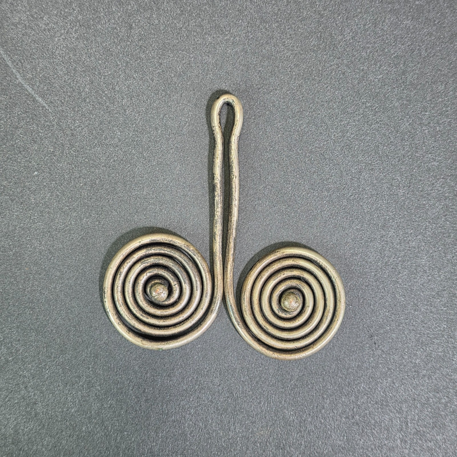 Antique Batak Padung Padung Silver Earring Sumatra Indonesia Tribal Spiral Antique Batak Padung Padung Silver Earring Sumatra Indonesia Tribal Spiral
