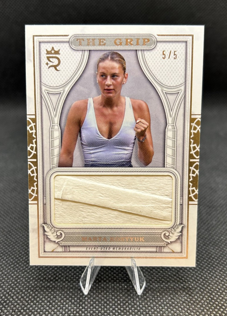 2024 Topps Royalty Tennis Marta Kostyuk The Grip Relic /5