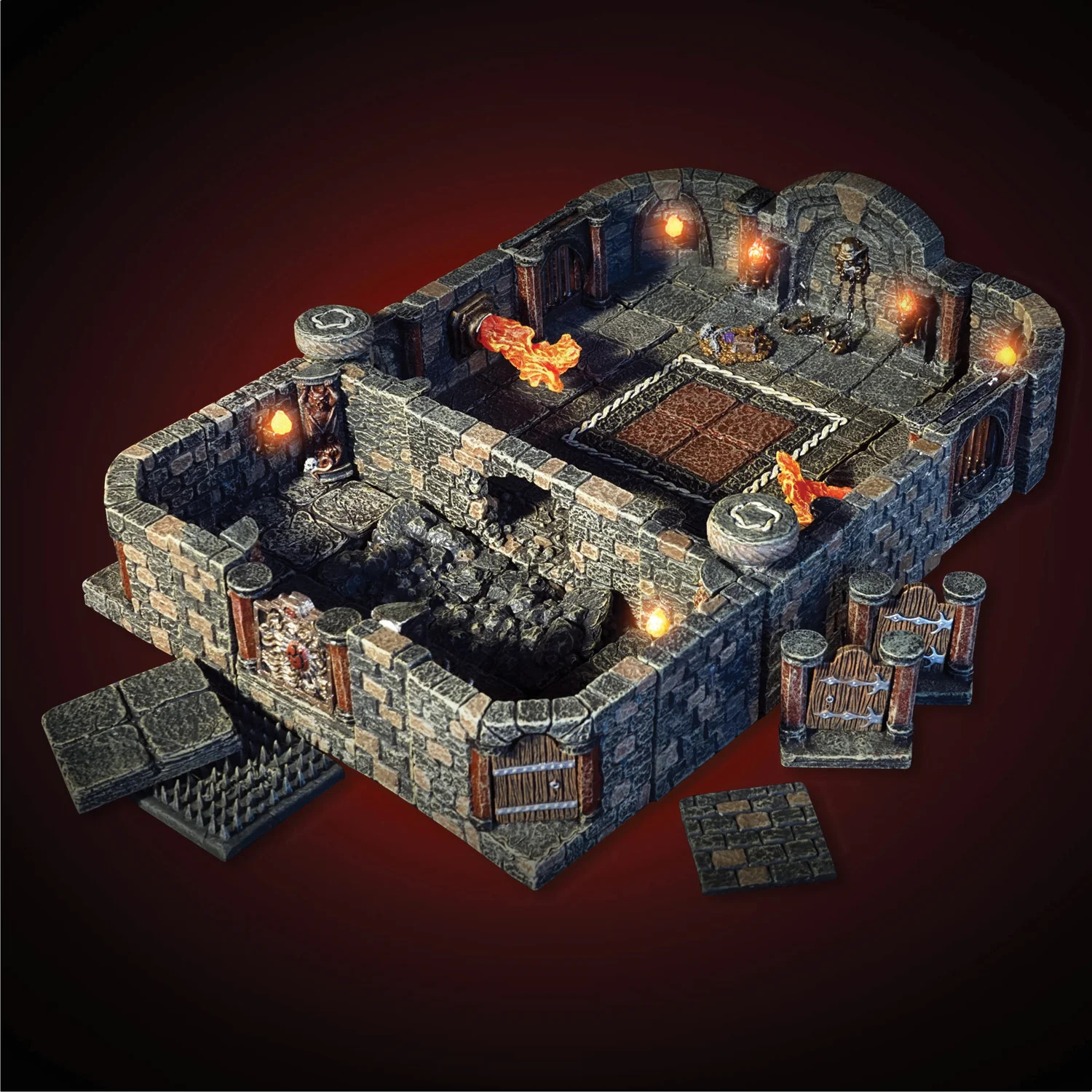 Dwarven Forge Fanatic\'s Trove 5-FAN-P Painted D&D Fantasy RPG Terrain NEW Dwarven Forge Fanatic\'s Trove 5-FAN-P Painted D&D Fantasy RPG Terrain NEW