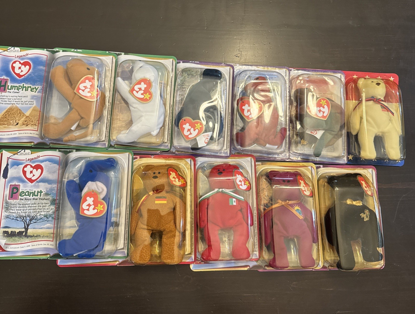 2000 McDonald’s TY Teenie Beanie Babies Legends Complete (Set of 11) NEW IN BOX