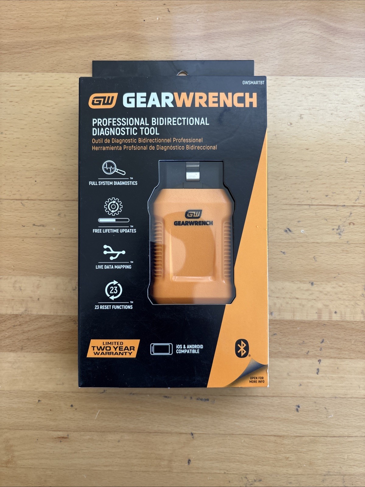 GearWrench Professional Bi-Directional Diagnostic Scan Tool GWSMARTBT New GearWrench Professional Bi-Directional Diagnostic Scan Tool GWSMARTBT New