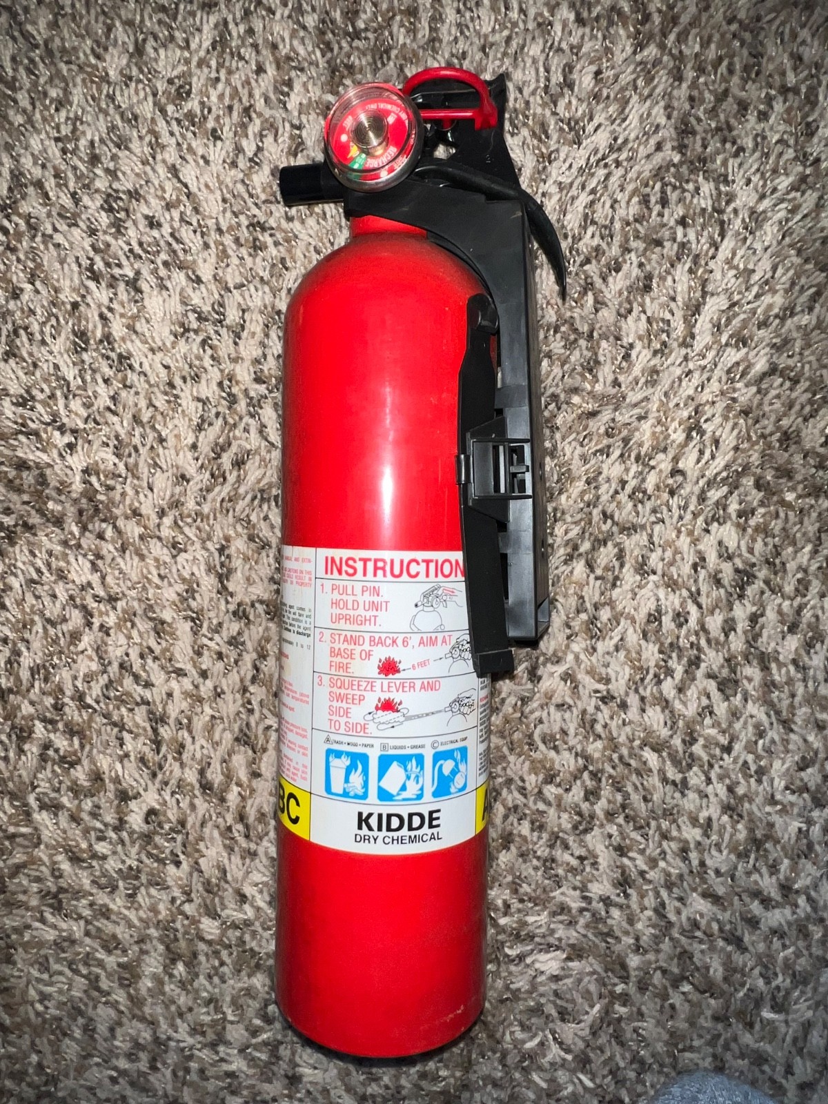 VINTAGE KIDDE 5lb fire extinguisher year 1994 CollectibleABC NEW no box MR164510