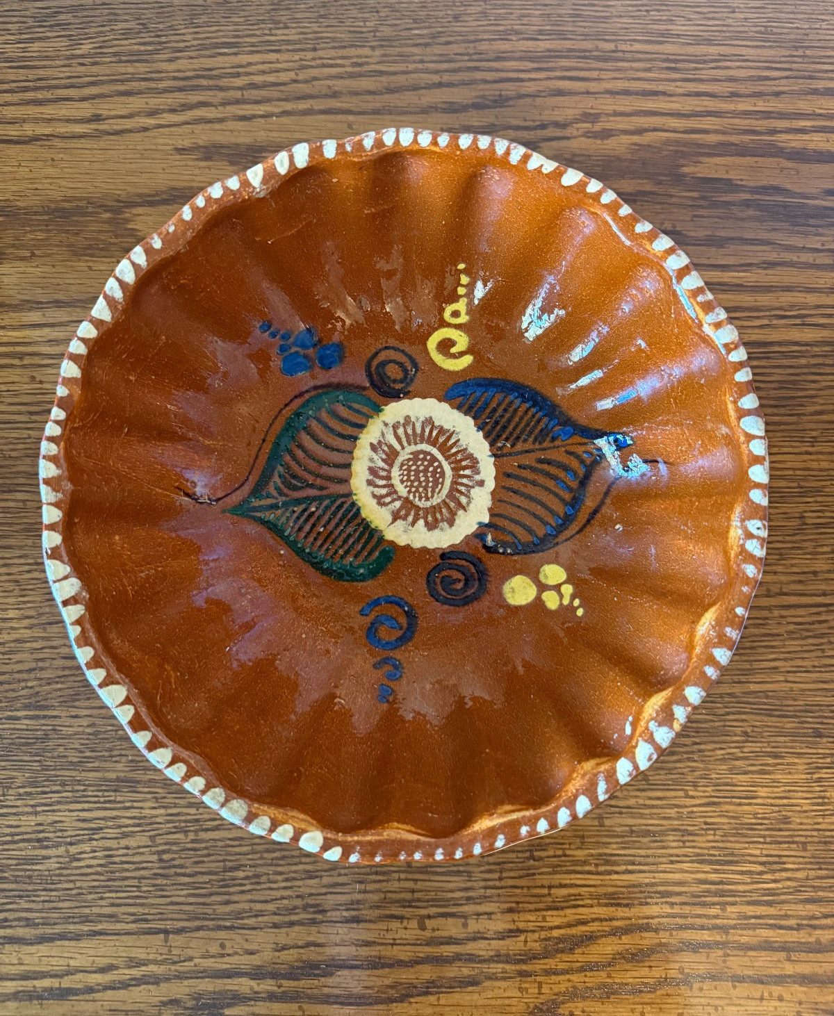 Vintage Hand Painted Terra Cotta Vintage Hand Painted Terra Cotta