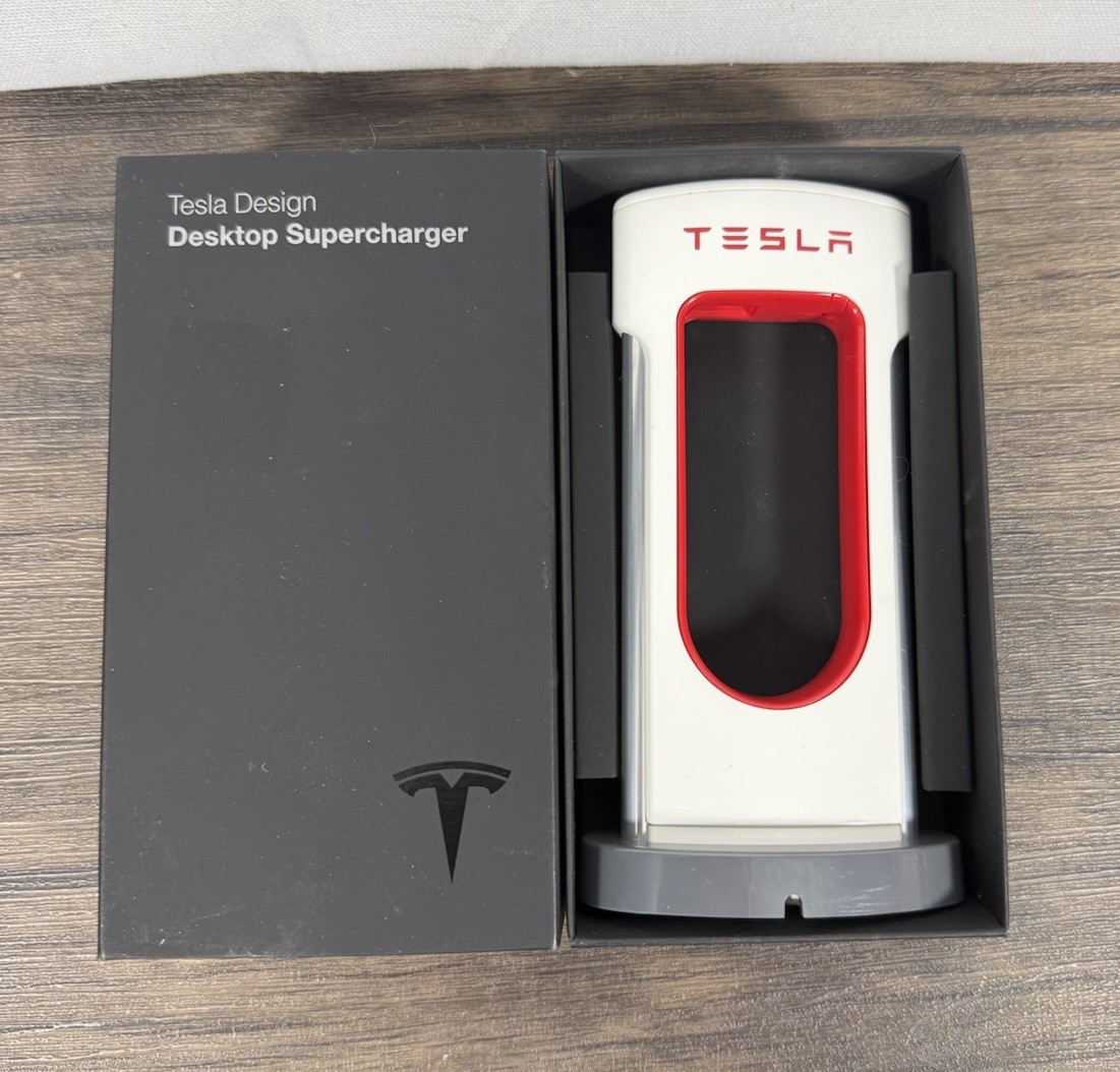 New in Box Official Oem Tesla Desktop Supercharger New in Box Official Oem Tesla Desktop Supercharger