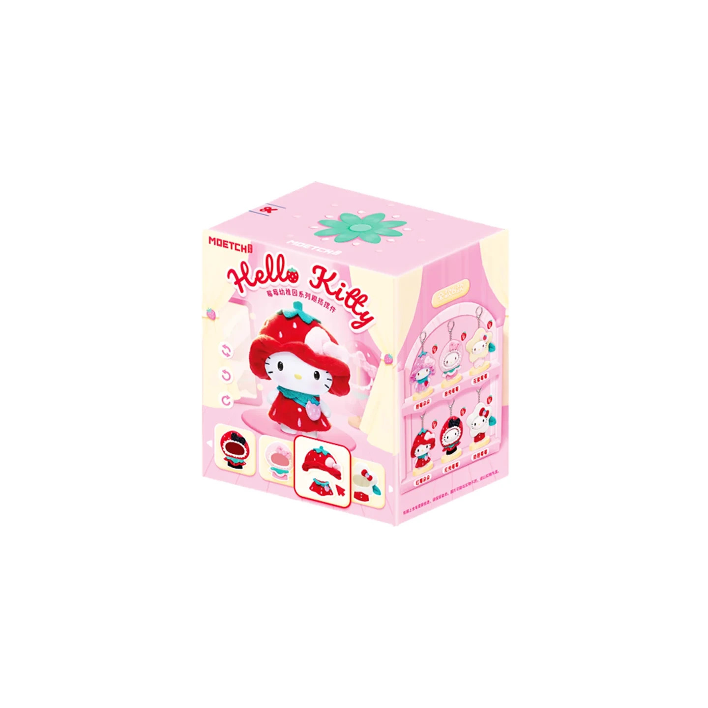 MOETCH Sanrio Hello Kitty Strawberry Kindergarten Series Blind Box Figure