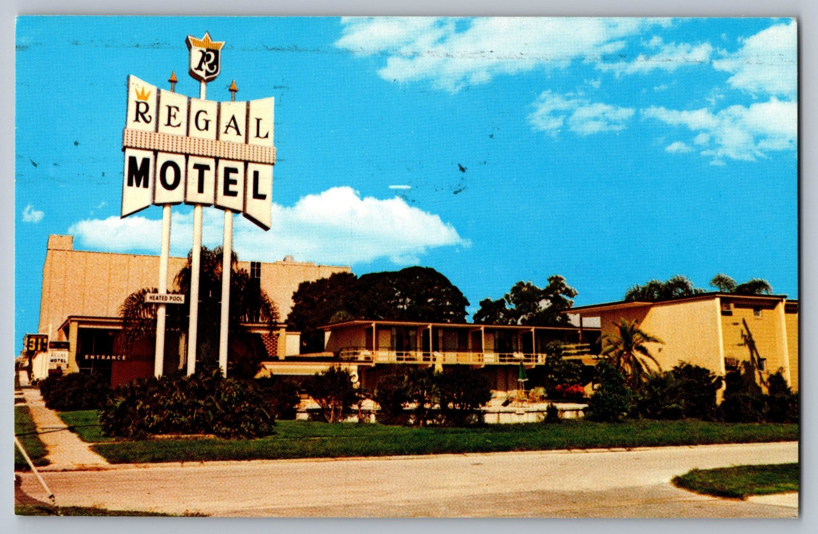 Regal Motel Clearwater Florida Postcard