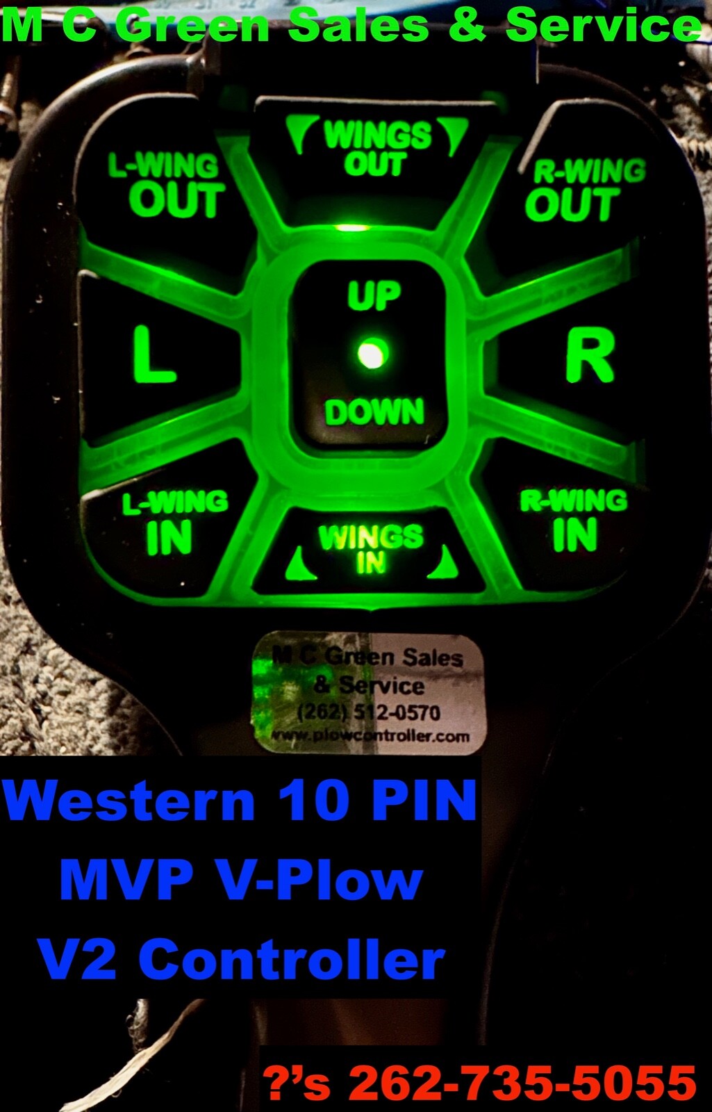 V2 PREMIUM WESTERN 10 PIN SNOW PLOW PROGRAMMABLE CONTROLLER MVP V PLOW USA MADE