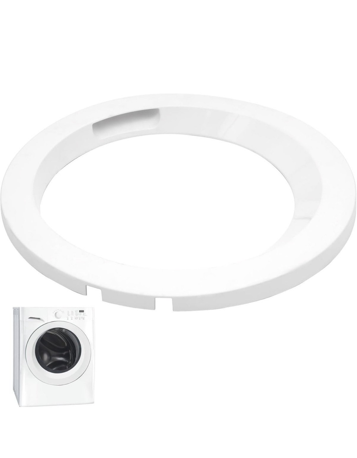 134550500 Washer 134550560 affinity washer outer door panel color is white. 