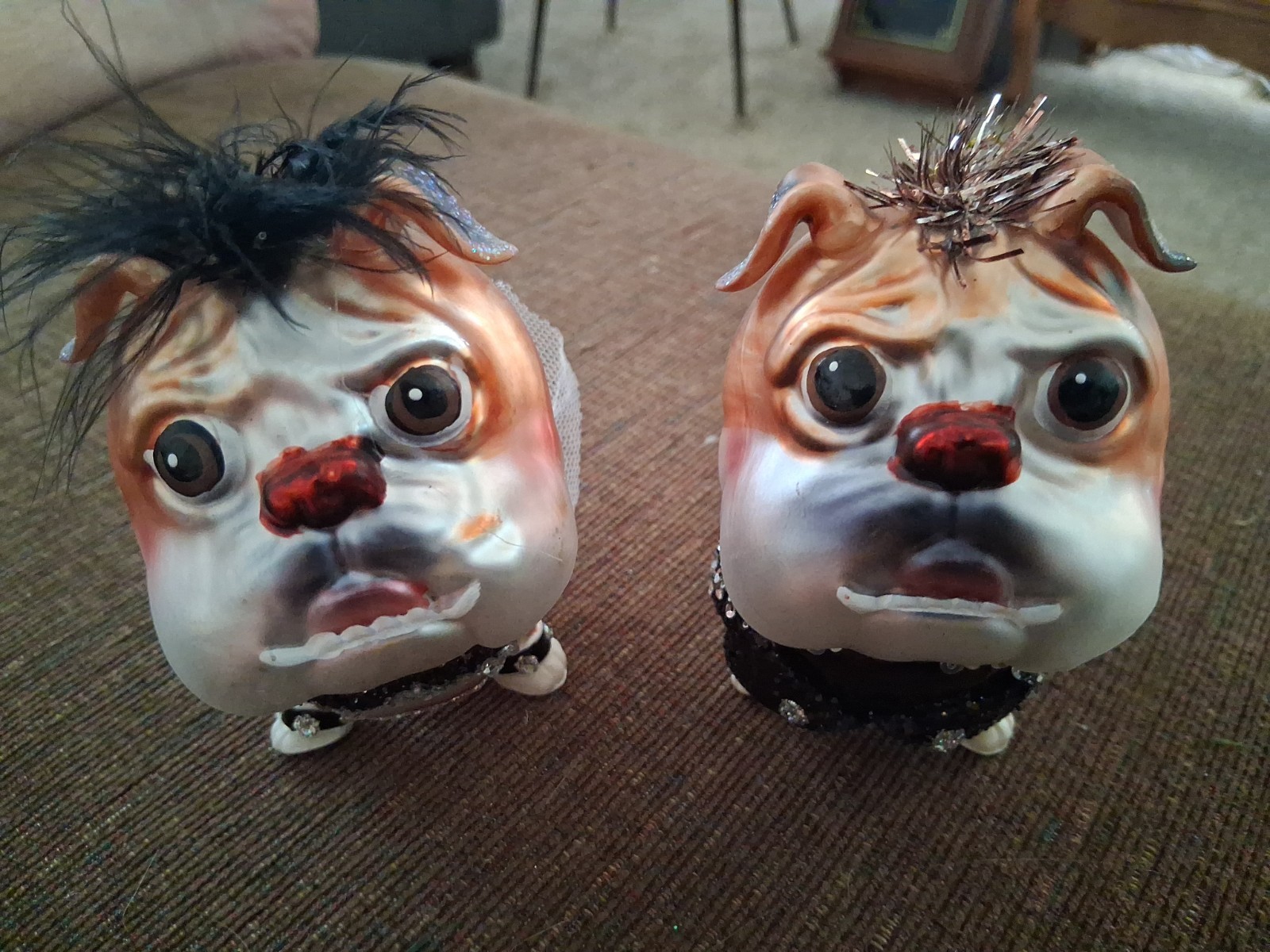 Skull & Bones Frenchie Bulldog Christmas  Ornaments Robert Stanley (2)