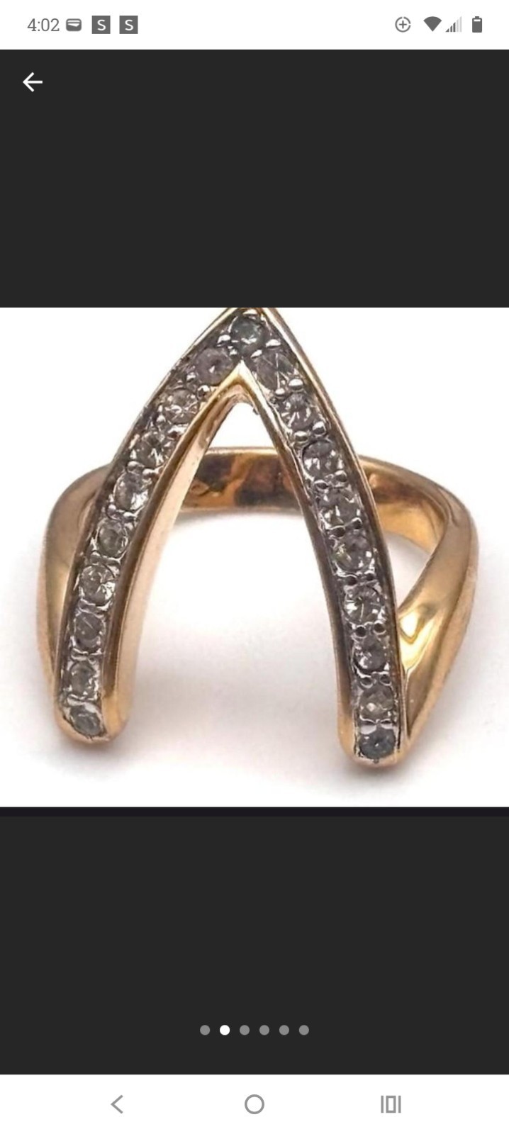 V-shaped Vintage Ring V-shaped Vintage Ring