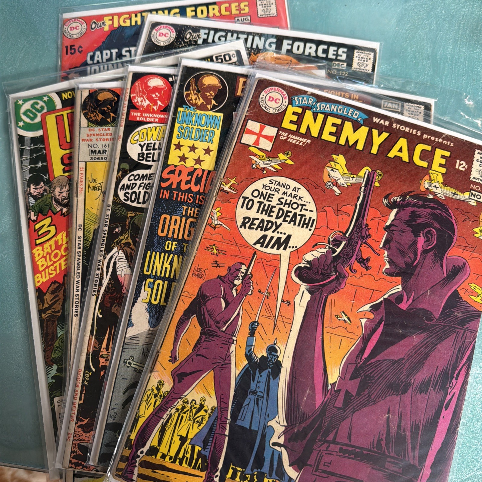 STAR-SPANGLED WAR STORIES lot 141 142 154 (Origin) 159 161 UNKNOWN SOLDIER 220 STAR-SPANGLED WAR STORIES lot 141 142 154 (Origin) 159 161 UNKNOWN SOLDIER 220